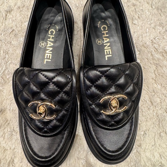 Chanel Turnlock Loafers - Picture 3 of 5